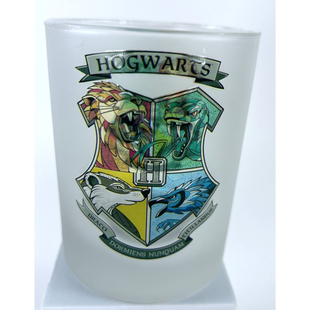 Harry Potter Hogwarts Culver Lowball Frosted Drinking Glass